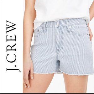 J.Crew NWT High Rise Cut Off Boy Shorts Piper …
